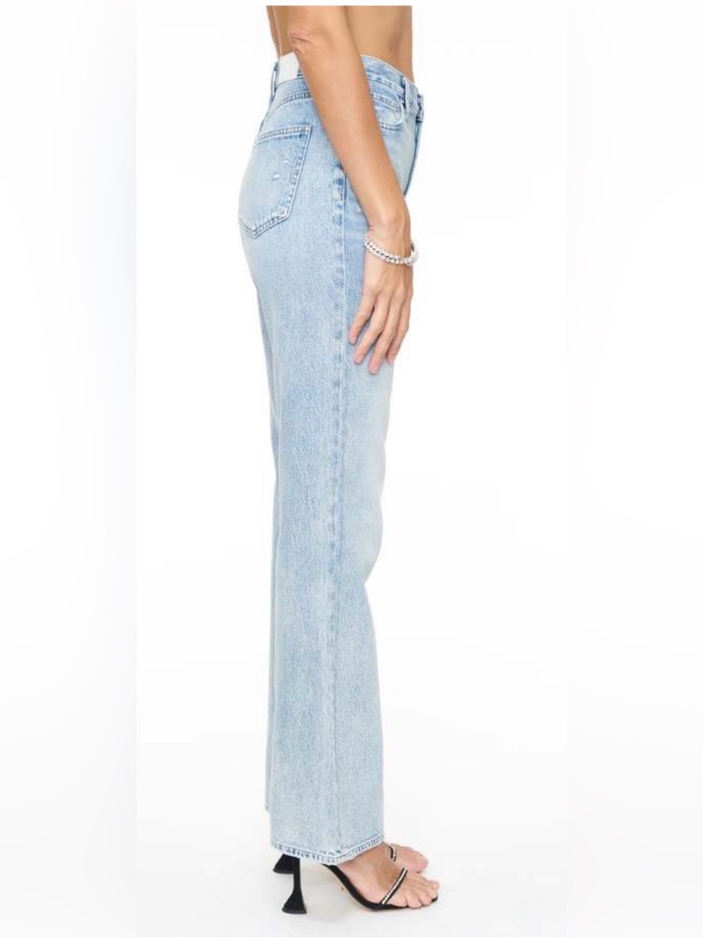 Pistola Stevie High Rise Slim Boot Flare Jeans Light Wash NWOT 26 - Picture 4 of 12